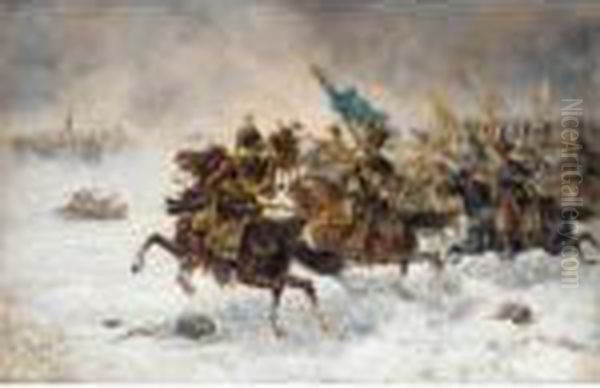 Charging Cossacks - view 1