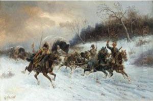 Cossack Patrol by Konstantin Stoilov