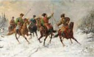 Cavalrymen With Spears Cavalrymen With Spears