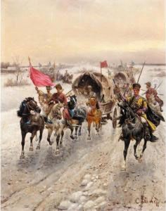 Siberian Gold Convoy by Konstantin Stoilov