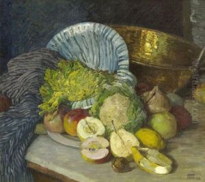 Kuchenstillleben by Josef Stoitzner