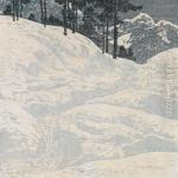 Hochgebirge Im Winter - view 1