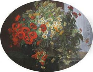 Bunch Of Wild Flowers by Konstantin Stoitzner