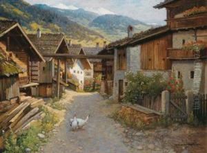 Dorfgasse Im Ob. Pinzgau