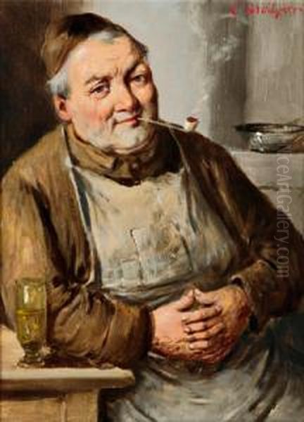 Pfeiferauchender Monch - view 1