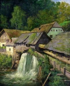 Waldhausen-muhle by Konstantin Stoitzner