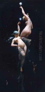 Moonlit Beauties by Luis Ricardo Falero