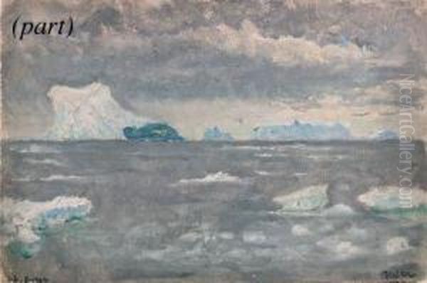 Four Swedish Antarctic
Expedition Field Sketches: Palmer Land;tabular Berg, King Oscar Ii Land;
Tabular Berg Off Palmer Land,january 20, 1902; And Great Bergs, Weddell
Sea, Sketch No 1,february 5, 1902, Antarctica - view 1