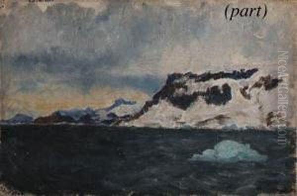 Four Swedish Antarctic Expedition Field Sketches: - view 1