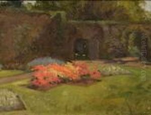 An Azalea Border, Crosby House, Carlisle