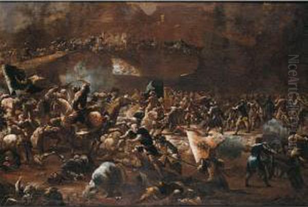 A Battle Between Turks And Christians - view 1