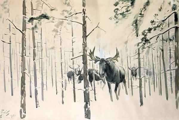 Moose, 1920 - view 1