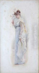 Spring - Junge Dame Mit Blutenzweig