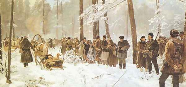 Hunting in Nieswieze - view 1