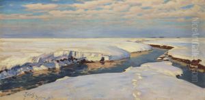 Winter Landscape by Julian Falat