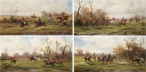 The Start, The Hunt In Full Cry, Taking The Fence