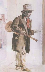 Man with a Guitar by Julian Falat