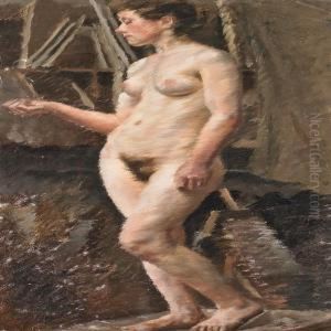 A Nude Study by Georg Stoopendaal