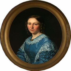 Portrait Of Bille Brahe Selby by Frederik Ludwig Storch