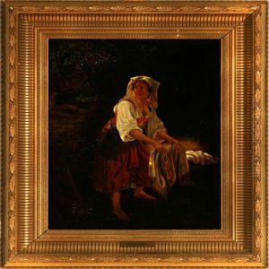 An Italian Woman by Frederik Ludwig Storch