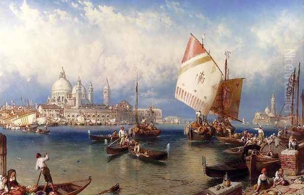 A Market Day On The Giudecca, Venice - view 1