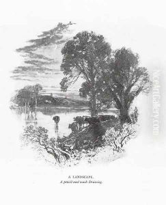 Landscape by Myles Birket Foster