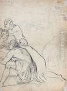Feuille Recto-verso : Etude Pour La Mort De Lord Robert