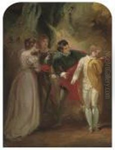 A Scene From Shakespeare's 'two Gentlemenof Verona'
