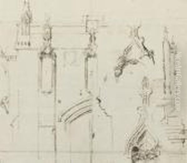 An Album Of Drawings Of Figurative And Architectural Subjects - view 1