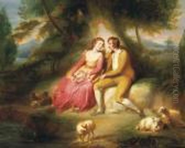 Lovers In A Glade - view 1