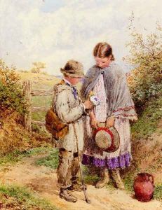 The Posy by Myles Birket Foster