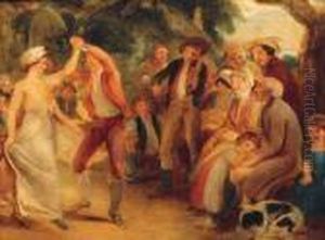 A Village Dance by Thomas Stothard