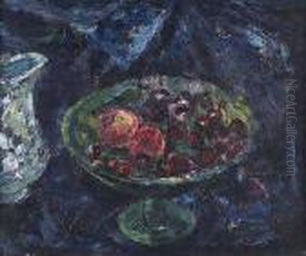 Still Life With Peaches And Water Pitcher - view 1
