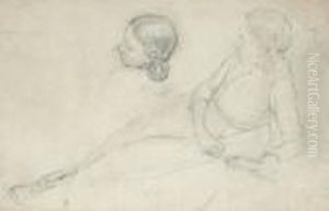 Study For 'a Watering Place'