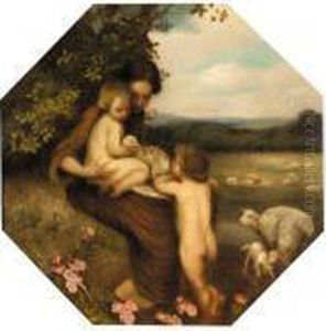 Motherhood by Edward William Stott