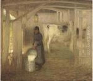 Milking Time, Early Morn Milking Time, Early Morn