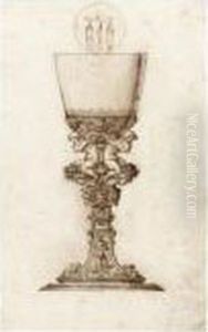 Design For A Chalice With A Roundel Of The Crucifixion
