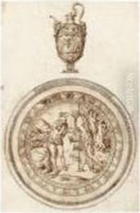 Designs For A Ewer With Neptune And A Basin With The Baptism Ofchrist Designs For A Ewer With Neptune And A Basin With The Baptism Ofchrist