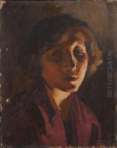 Portrait De Femme by Ipolit Strambu