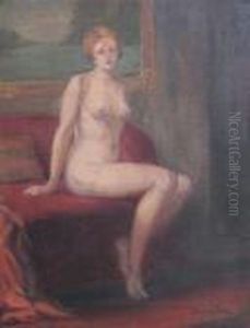 Nude On The Sittee by Ipolit Strambu