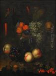 Stilleben Med Frukter by Tobias Stranover