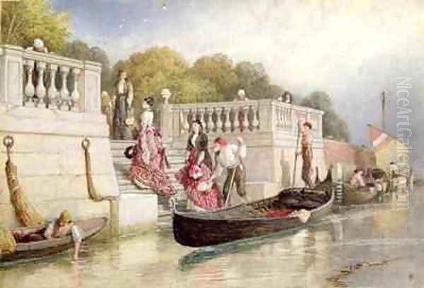 Disembarking from the Gondola Venice - view 1