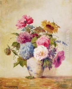 Mischblumenstraus by Max Theodor Streckenbach
