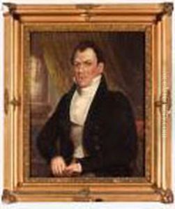 Portrait Of A Gentleman, Possibly William H. Harrison by Robert Street
