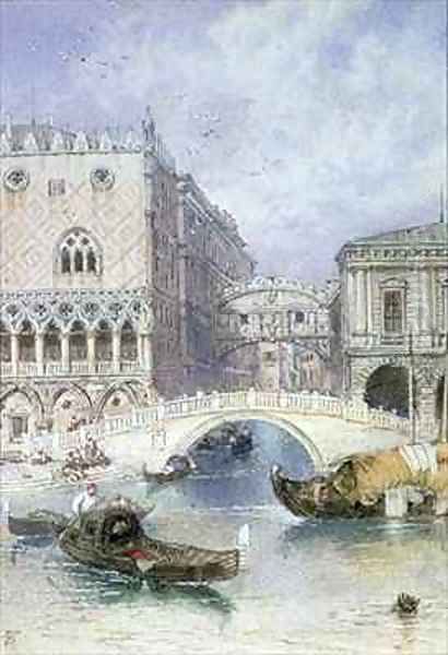 The Bridge of Sighs Venice - view 1