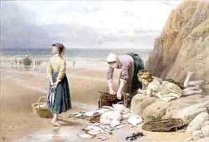 The Fishermans Children by Myles Birket Foster