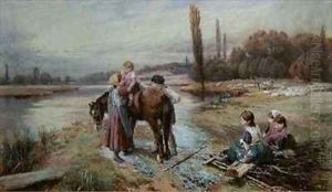 The Harrow by Myles Birket Foster