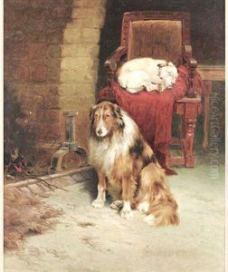 By The Warmth Of The Fire by Philip Eustace Stretton