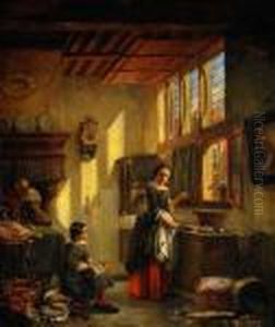 Koksinterior by Johannes Anthonie Balthasar Stroebel