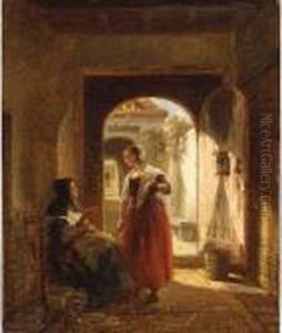 The Conversation by Johannes Anthonie Balthasar Stroebel